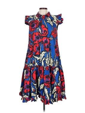 LA Double J Floral Dress Large